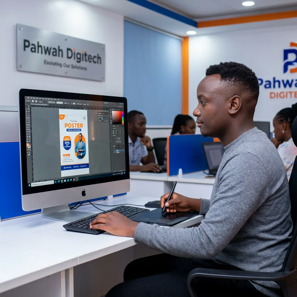 Paul Ngunjiri at work